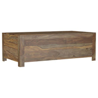 Esther 6-drawer Solid Wood Coffee Table Natural Sheesham - Home & Sleep Outlet