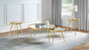Kaelyn 4-piece Round Coffee and End Table Set Gold - Home & Sleep Outlet