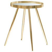 Kaelyn 4-piece Round Coffee and End Table Set Gold - Home & Sleep Outlet