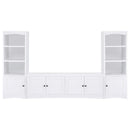 Laughlin 3-piece Entertainment Center TV Stand White