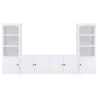 Laughlin 3-piece Entertainment Center TV Stand White
