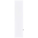 Laughlin 4-shelf Engineered Wood Media Tower White