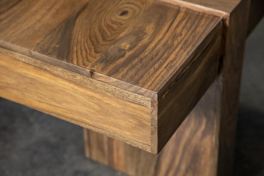 Home & Sleep Outlet - Samira Square Solid Wood Coffee Table Natural Sheesham