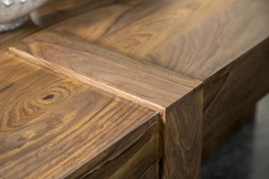 Home & Sleep Outlet - Samira Square Solid Wood Coffee Table Natural Sheesham