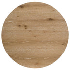 Home & Sleep Outlet - Kessler 3-piece Round Sculptural Wood Coffee Table Set Light Oak