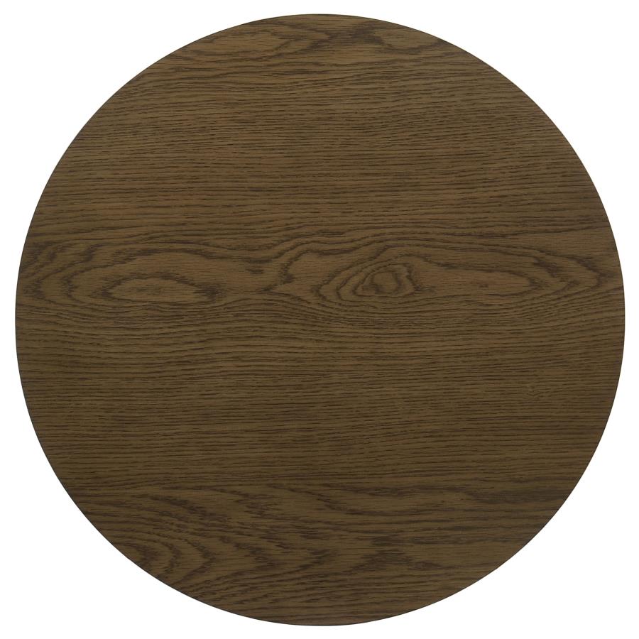 Home & Sleep Outlet - Kessler 3-piece Round Sculptural Wood Coffee Table Set Brown