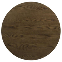 Kessler 3-piece Round Sculptural Wood Coffee Table Set Brown
