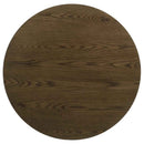 Kessler Round Sculptural Wood Coffee Table Brown
