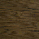 Kessler Round Sculptural Wood Coffee Table Brown