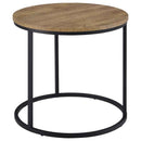 Lainey Round Occasional Side End Table Mango