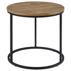 Home & Sleep Outlet - Lainey Round Occasional Side End Table Mango