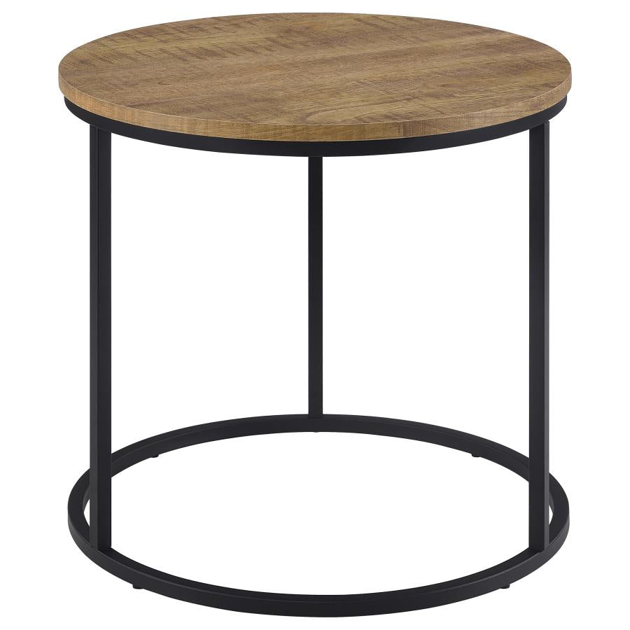 Home & Sleep Outlet - Lainey Round Occasional Side End Table Mango