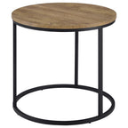 Home & Sleep Outlet - Lainey Round Occasional Side End Table Mango