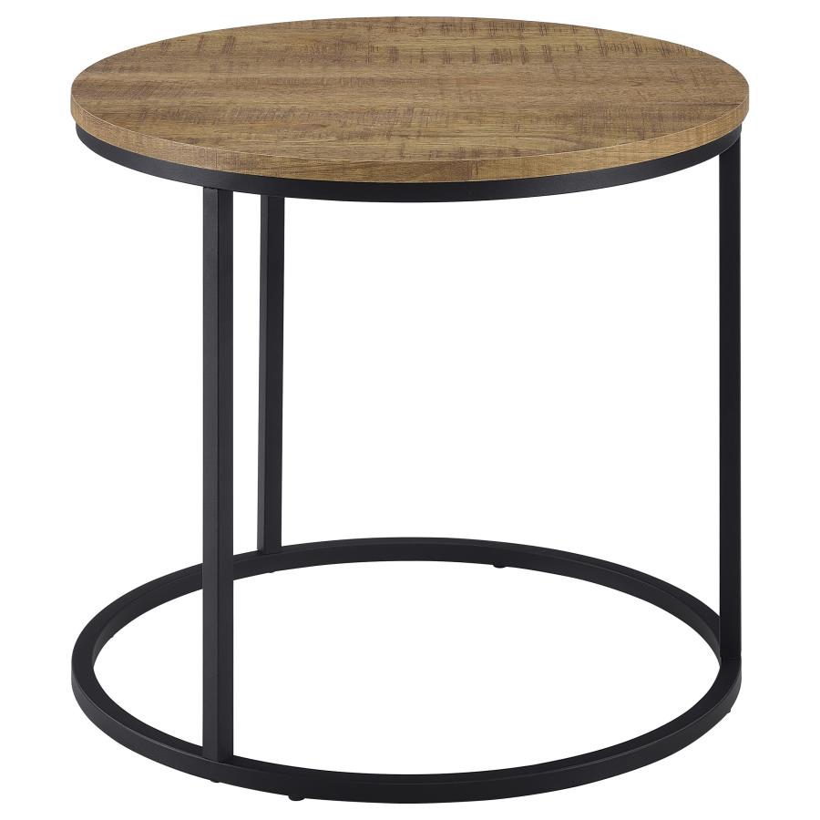 Home & Sleep Outlet - Lainey Round Occasional Side End Table Mango
