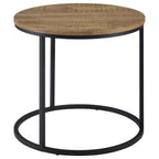 Home & Sleep Outlet - Lainey Round Occasional Side End Table Mango