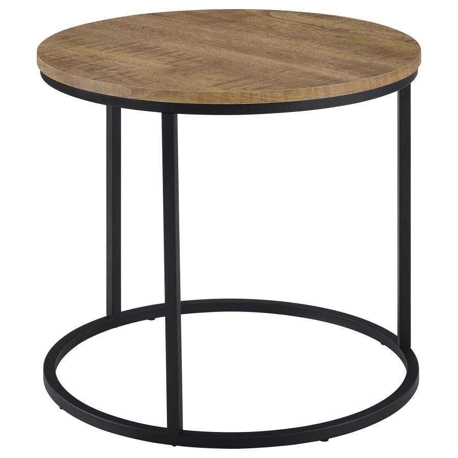 Home & Sleep Outlet - Lainey Round Occasional Side End Table Mango