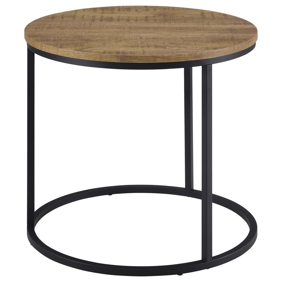 Home & Sleep Outlet - Lainey Round Occasional Side End Table Mango