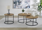 Home & Sleep Outlet - Lainey Round Occasional Side End Table Mango