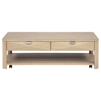 Marcelo 3-piece Coffee Table Set with Storage Light Elm
