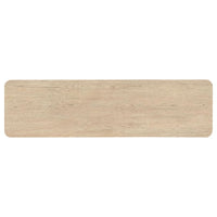 Marcelo Sofa Console Table with 2 Drawers and Shelf Light Elm