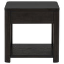 Marcelo Wood End Table with Drawer and Shelf Coffee