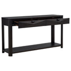 Home & Sleep Outlet - Marcelo Sofa Console Table with 2 Drawers and Shelf Coffee