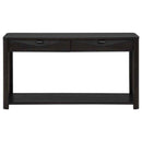 Marcelo Sofa Console Table with 2 Drawers and Shelf Coffee