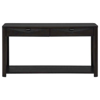 Marcelo Sofa Console Table with 2 Drawers and Shelf Coffee