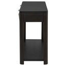 Marcelo Sofa Console Table with 2 Drawers and Shelf Coffee