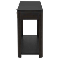 Marcelo Sofa Console Table with 2 Drawers and Shelf Coffee