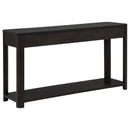 Marcelo Sofa Console Table with 2 Drawers and Shelf Coffee