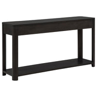 Marcelo Sofa Console Table with 2 Drawers and Shelf Coffee