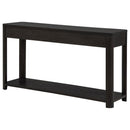 Marcelo Sofa Console Table with 2 Drawers and Shelf Coffee