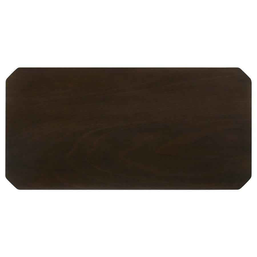 Amaro 3-piece Coffee and End Table Set Dark Brown