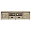 Madra 2-door Engineered Wood 79-inch TV Stand Distressed Pine