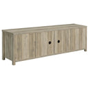 Madra 2-door Engineered Wood 79-inch TV Stand Distressed Pine