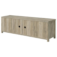 Madra 2-door Engineered Wood 79-inch TV Stand Distressed Pine