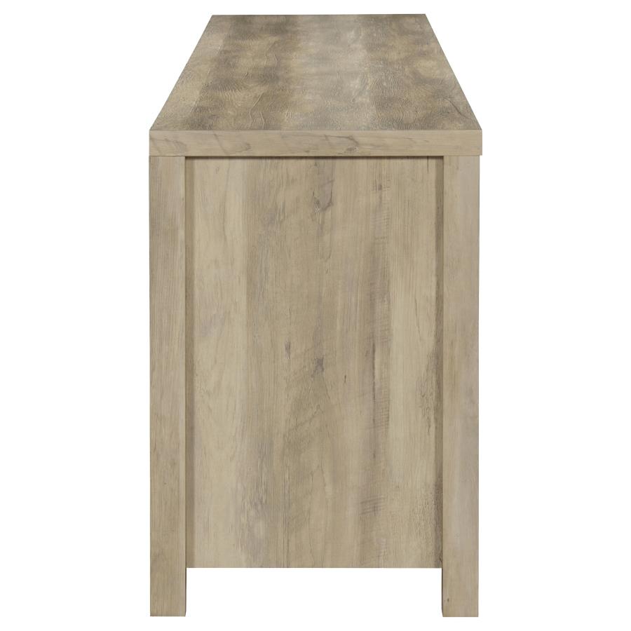 Madra 2-door Engineered Wood 79-inch TV Stand Distressed Pine