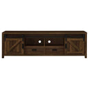 Madra 2-door Engineered Wood 79-inch TV Stand Dark Pine