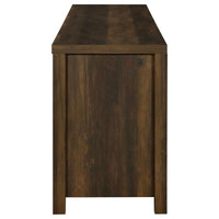 Madra 2-door Engineered Wood 79-inch TV Stand Dark Pine