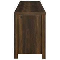 Madra 2-door Engineered Wood 79-inch TV Stand Dark Pine