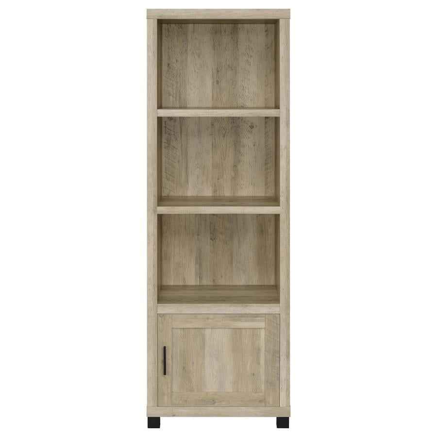 Sachin 3-piece 79-inch TV Entertainment Center Antique Pine