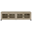 Sachin 3-piece 79-inch TV Entertainment Center Antique Pine