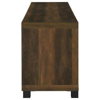 Sachin 3-piece 79-inch TV Entertainment Center Dark Pine