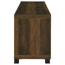 Sachin 4-door Engineered Wood 79-inch TV Stand Dark Pine