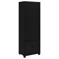 Sachin 3-piece Entertainment Center 79-inch TV Stand Black