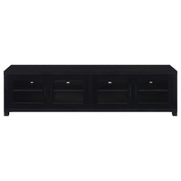 Sachin 3-piece Entertainment Center 79-inch TV Stand Black