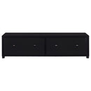 Sachin 3-piece Entertainment Center 79-inch TV Stand Black
