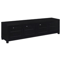 Sachin 4-door Engineered Wood 79-inch TV Stand Black