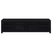 Sachin 4-door Engineered Wood 79-inch TV Stand Black